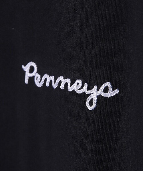 FREAK'S STORE（フリークスストア）の「WEB限定 PENNEYS×FREAK'S STORE/ペニーズ 別注 TIGER バック刺繍 クルーネックTシャツ/ワンポイント/ビッグシルエット（Tシャツ/カットソー・メンズ・ホワイト/ブラック/グレイッシュベージュ/サックスブルー/ダークグリーン・SMALL/MEDIUM/LARGE）」の12枚目の写真