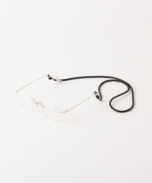 BEAUTY&YOUTH UNITED ARROWS（ビューティーアンドユースユナイテッドアローズ）の「BY フェイクリザード グラスコード（サングラス・メンズ・ブラック/ダークブラウン・FREE）」の2枚目の写真