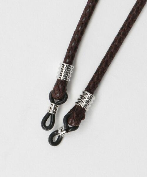 BEAUTY&YOUTH UNITED ARROWS（ビューティーアンドユースユナイテッドアローズ）の「BY フェイクリザード グラスコード（サングラス・メンズ・ブラック/ダークブラウン・FREE）」の3枚目の写真