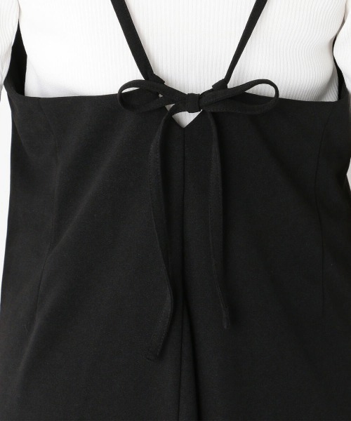 MEW'S REFINED CLOTHES（ミューズリファインドクローズ）の「バックリボンキャミワンピース（ワンピース・レディース・カーキ/ベージュ/ブラック・MEDIUM）」の9枚目の写真