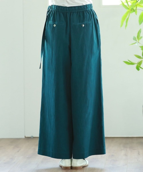 Pao de lo（パオデロ）の「グログランパンツ（その他パンツ・レディース・ブラック/ベージュ/グリーン・9号/7号）」の4枚目の写真