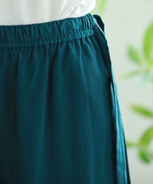 Pao de lo（パオデロ）の「グログランパンツ（その他パンツ・レディース・ブラック/ベージュ/グリーン・9号/7号）」の8枚目の写真