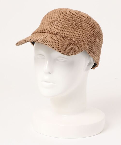 EDIT COLOGNE（エディットコロン）の「シーズナブルキャップ（キャップ・レディース・ブラウン系その他/ベージュ系その他・ﾌﾘ-）」の2枚目の写真