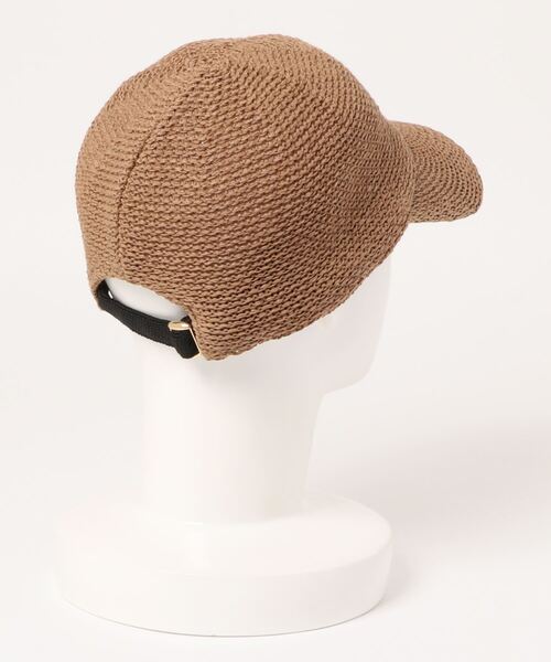 EDIT COLOGNE（エディットコロン）の「シーズナブルキャップ（キャップ・レディース・ブラウン系その他/ベージュ系その他・ﾌﾘ-）」の3枚目の写真