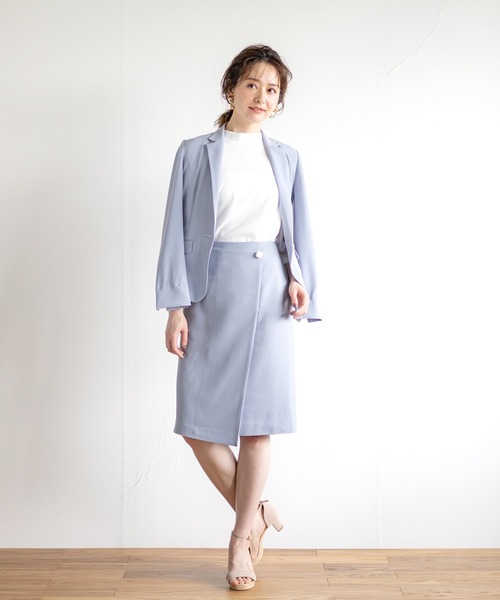 WHITE JOOLA（ホワイトジョーラ）の「【2021AW】バックリボン・ボリューム袖2WAYブラウス（シャツ/ブラウス・レディース・オフホワイト/ネイビー/グレイッシュベージュ/ミント・7号/9号/11号）」の21枚目の写真