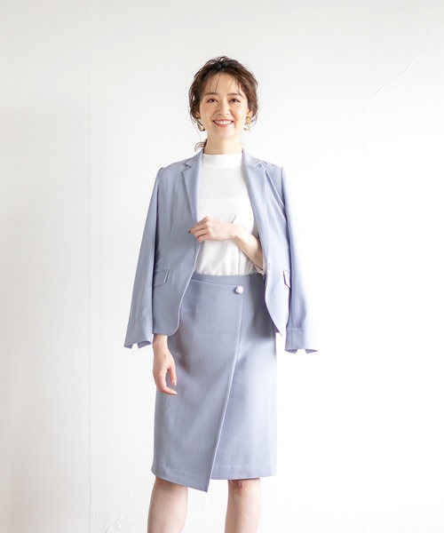 WHITE JOOLA（ホワイトジョーラ）の「【2021AW】バックリボン・ボリューム袖2WAYブラウス（シャツ/ブラウス・レディース・オフホワイト/ネイビー/グレイッシュベージュ/ミント・7号/9号/11号）」の19枚目の写真