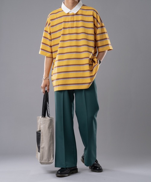 kutir（クティール）の「フェイクレザートートバッグ（トートバッグ・メンズ・ブラック/ベージュ・FREE）」の13枚目の写真