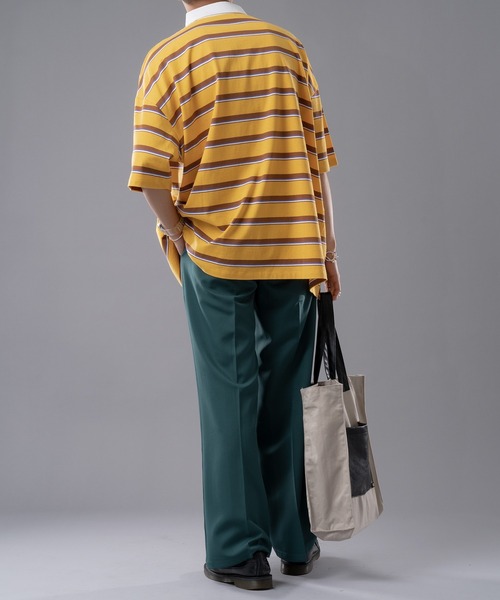 kutir（クティール）の「フェイクレザートートバッグ（トートバッグ・メンズ・ブラック/ベージュ・FREE）」の11枚目の写真