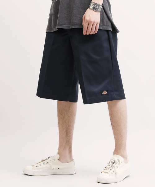 Dickies（ディッキーズ）の「Dickies / ディッキーズ 42283 13インチ ポケットワークハーフパンツ / 13INCH LOOSE FIT MULTI-POCKET WORK SHORT（チノパンツ・メンズ・ブラック/ネイビー/シルバー/カーキ/チャコールグレー/オリーブ/ダークブラウン/ホワイト・32inch/30inch/34inch/36inch/38inch/40inch/28inch）」の7枚目の写真