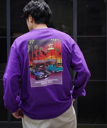 schott | 【WEB LIMITED】Schott/ショット/SUNSET LS T-SHIRT/サンセット ロンT(Tシャツ/カットソー)