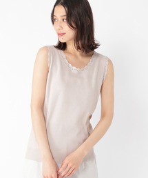 studio CLIP | 12ゲージ麻タッチニットタンクプルオーバー(タンクトップ)