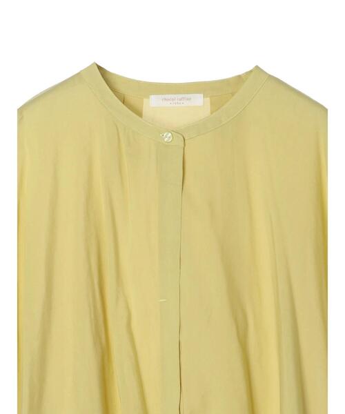 Green　Parks（グリーンパークス）の「フレンチスリーブビッグシャツ＊（シャツ/ブラウス・レディース・ブラック/イエロー/クリーム/グレイッシュベージュ・FREE）」の21枚目の写真