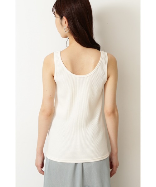 FREE'S MART（フリーズマート）の「テレコタンクトップ（タンクトップ・レディース・ホワイト/ブラック/ベージュ/ブラウン・FREE）」の11枚目の写真