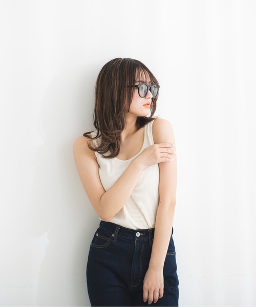 FREE'S MART（フリーズマート）の「テレコタンクトップ（タンクトップ・レディース・ホワイト/ブラック/ベージュ/ブラウン・FREE）」の21枚目の写真