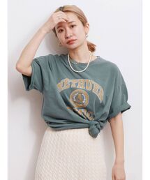 Ungrid | ビッグシルエットヴィンテージロゴTee(Tシャツ/カットソー)