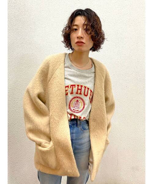 Ungrid(アングリッド)の「ビッグシルエットヴィンテージロゴTee(Tシャツ/カットソー・レディース・グリーン/ネイビー/レッド/ライトグレー・FREE)」の18枚目の写真