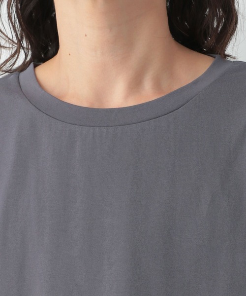LEPSIM（レプシィム）の「マルチ機能チュニック２　950784（Tシャツ/カットソー・レディース・グレー/グリーン/キャメル/グレイッシュベージュ・FREE）」の12枚目の写真