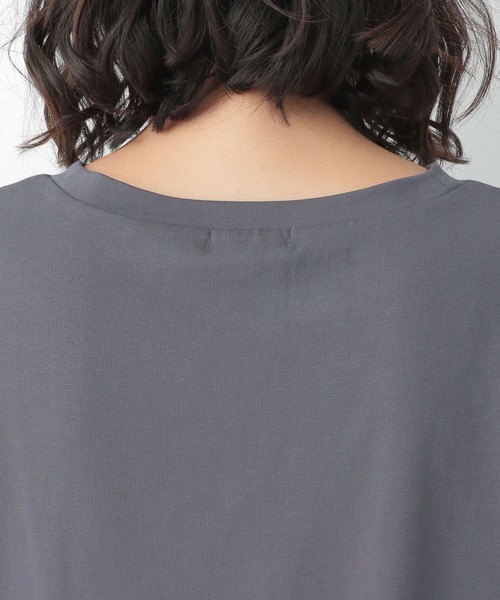 LEPSIM（レプシィム）の「マルチ機能チュニック２　950784（Tシャツ/カットソー・レディース・グレー/グリーン/キャメル/グレイッシュベージュ・FREE）」の14枚目の写真