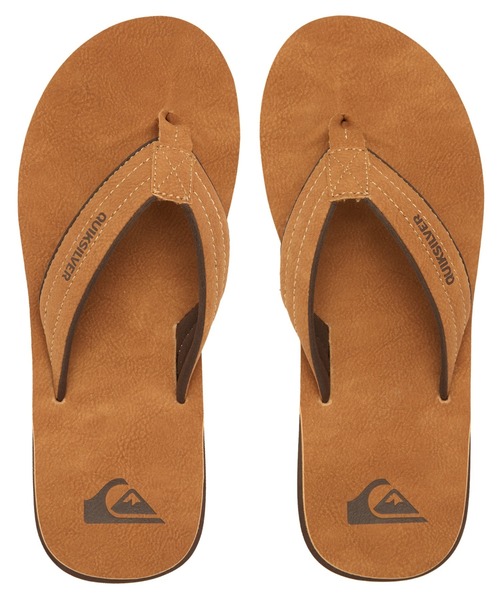 Quiksilver(クイックシルバー)の「CARVER NUBUCK/クイックシルバービーチサンダル(ビーサン)(サンダル・メンズ・ブラック/ベージュ/ブラウン・25cm/26cm/27cm/28cm)」の2枚目の写真