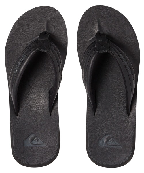 Quiksilver(クイックシルバー)の「CARVER NUBUCK/クイックシルバービーチサンダル(ビーサン)(サンダル・メンズ・ブラック/ベージュ/ブラウン・25cm/26cm/27cm/28cm)」の3枚目の写真