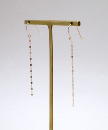 ISOLATION | 【ISOLATION / アイソレーション】K10YG Petal Chain Pierce / ペタルチェーンピアス(ピアス（両耳用）)