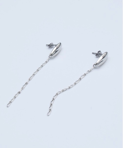mille blanc(ミルブラン)の「日本製 ニッケルフリー ロングチェーンピアス(ピアス(両耳用)・レディース・シルバー/シルバー系その他/シルバー系その他2/ゴールド/ゴールド系その他2/ゴールド系その他・FREE)」の14枚目の写真