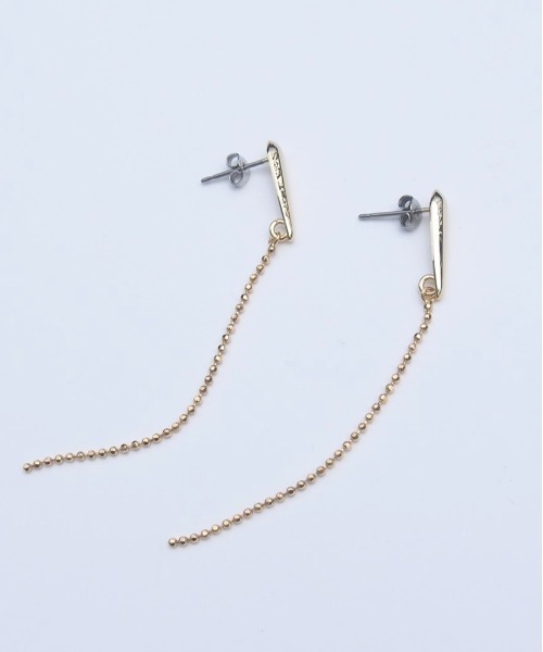 mille blanc(ミルブラン)の「日本製 ニッケルフリー ロングチェーンピアス(ピアス(両耳用)・レディース・シルバー/シルバー系その他/シルバー系その他2/ゴールド/ゴールド系その他2/ゴールド系その他・FREE)」の17枚目の写真
