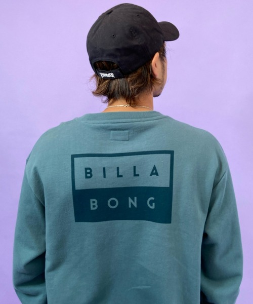 BILLABONG（ビラボン）の「BILLABONG/ビラボン　ルーズシルエット　バックプリントスウェット BB012-006（スウェット・メンズ・ベージュ/グレー/グリーン・M/L/XL）」の3枚目の写真