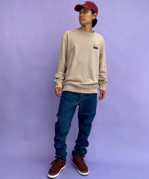 BILLABONG（ビラボン）の「BILLABONG/ビラボン　ルーズシルエット　バックプリントスウェット BB012-006（スウェット・メンズ・ベージュ/グレー/グリーン・M/L/XL）」の18枚目の写真