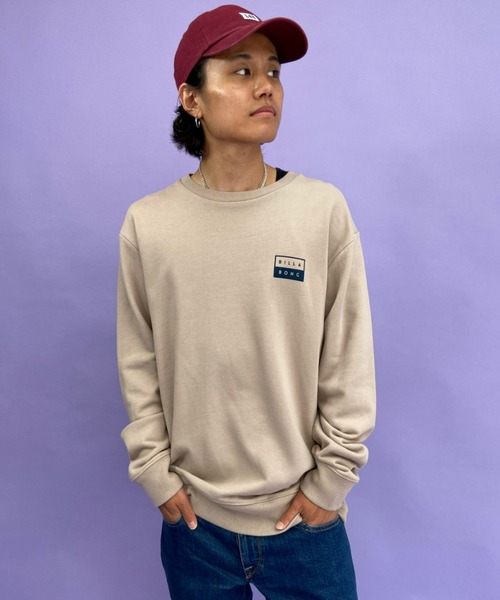 BILLABONG（ビラボン）の「BILLABONG/ビラボン　ルーズシルエット　バックプリントスウェット BB012-006（スウェット・メンズ・ベージュ/グレー/グリーン・M/L/XL）」の15枚目の写真