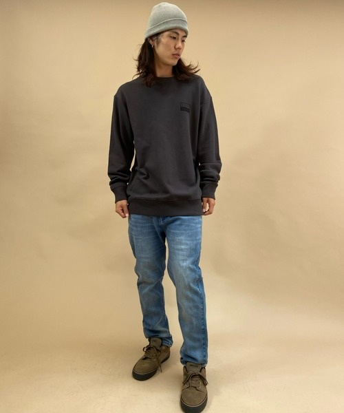 BILLABONG（ビラボン）の「BILLABONG/ビラボン　ルーズシルエット　バックプリントスウェット BB012-006（スウェット・メンズ・ベージュ/グレー/グリーン・M/L/XL）」の9枚目の写真