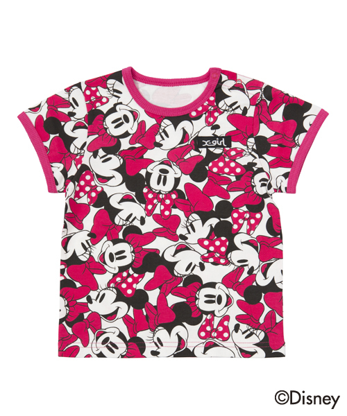X-girl Stages（エックスガールステージス）の「【Disney（ディズニー）】S/S TEE Disney （12M～3T）（Tシャツ/カットソー・キッズ・ブラック/パープル/ピンク・12M/2T/3T）」の3枚目の写真