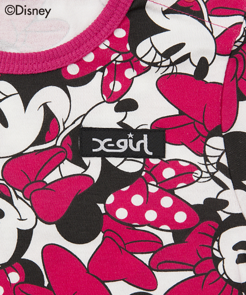 X-girl Stages（エックスガールステージス）の「【Disney（ディズニー）】S/S TEE Disney （12M～3T）（Tシャツ/カットソー・キッズ・ブラック/パープル/ピンク・12M/2T/3T）」の6枚目の写真