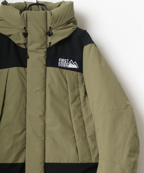FIRST DOWN（ファーストダウン）の「FIRST DOWN/ファーストダウン WRAP DOWN PARKA/ラップダウンパーカー（ダウンジャケット/コート・メンズ・ブラック/ベージュ/カーキ/ブルー/レッド/オレンジ/ダークグリーン/パープル・XL/S/L/M）」の5枚目の写真