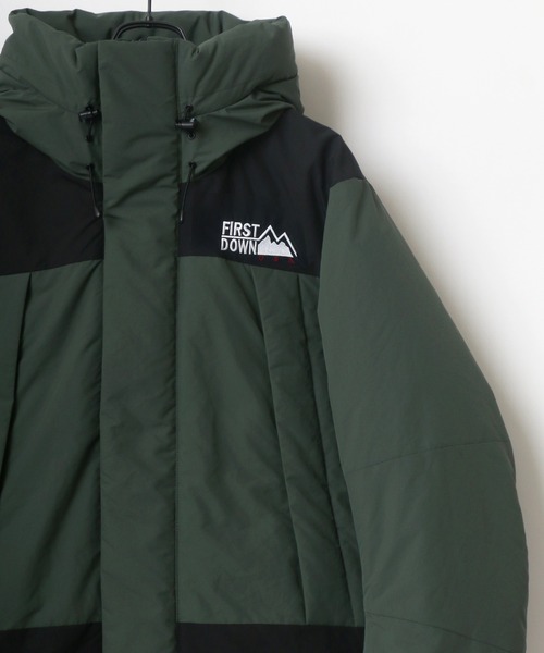 FIRST DOWN（ファーストダウン）の「FIRST DOWN/ファーストダウン WRAP DOWN PARKA/ラップダウンパーカー（ダウンジャケット/コート・メンズ・ブラック/ベージュ/カーキ/ブルー/レッド/オレンジ/ダークグリーン/パープル・XL/S/L/M）」の4枚目の写真