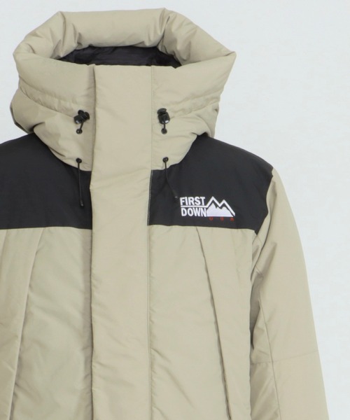 FIRST DOWN（ファーストダウン）の「FIRST DOWN/ファーストダウン WRAP DOWN PARKA/ラップダウンパーカー（ダウンジャケット/コート・メンズ・ブラック/ベージュ/カーキ/ブルー/レッド/オレンジ/ダークグリーン/パープル・XL/S/L/M）」の10枚目の写真