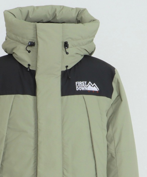 FIRST DOWN（ファーストダウン）の「FIRST DOWN/ファーストダウン WRAP DOWN PARKA/ラップダウンパーカー（ダウンジャケット/コート・メンズ・ブラック/ベージュ/カーキ/ブルー/レッド/オレンジ/ダークグリーン/パープル・XL/S/L/M）」の12枚目の写真