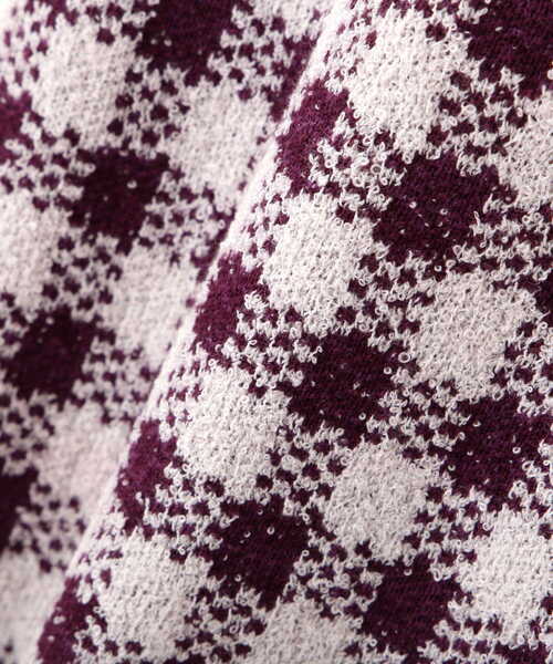 PROPORTION BODY DRESSING（プロポーションボディドレッシング）の「ギンガムタイトスカート / 1211220915（スカート・レディース・ブラック/ボルドー・MEDIUM/SMALL）」の12枚目の写真