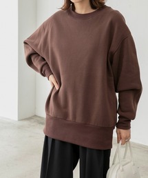 ビッグシルエット スウェット クルーネック プルオーバー