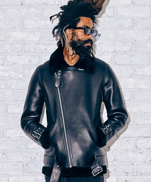 クライミー　ムートンライダースジャケット L CRIMIE（クライミー）の「MOUTON RIDERS JACKET（ライダース