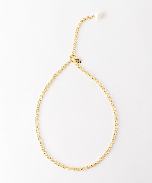 green label relaxing(グリーンレーベルリラクシング)の「淡水パール チェーン 2WAY ネックレス(ネックレス・レディース・シルバー/ゴールド・FREE)」の2枚目の写真