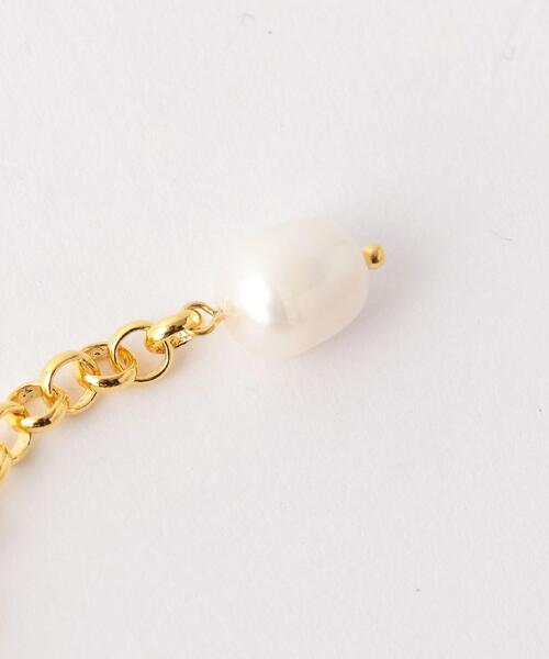 green label relaxing(グリーンレーベルリラクシング)の「淡水パール チェーン 2WAY ネックレス(ネックレス・レディース・シルバー/ゴールド・FREE)」の7枚目の写真