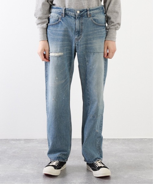 JOURNAL STANDARD relume(ジャーナルスタンダード レリューム)の「【WELLS/ウェルズ】ダメージデニム repair(デニムパンツ・メンズ・クリアブルー・SMALL/MEDIUM/LARGE)」の5枚目の写真