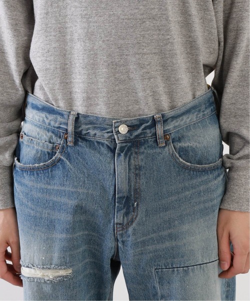 JOURNAL STANDARD relume(ジャーナルスタンダード レリューム)の「【WELLS/ウェルズ】ダメージデニム repair(デニムパンツ・メンズ・クリアブルー・SMALL/MEDIUM/LARGE)」の10枚目の写真