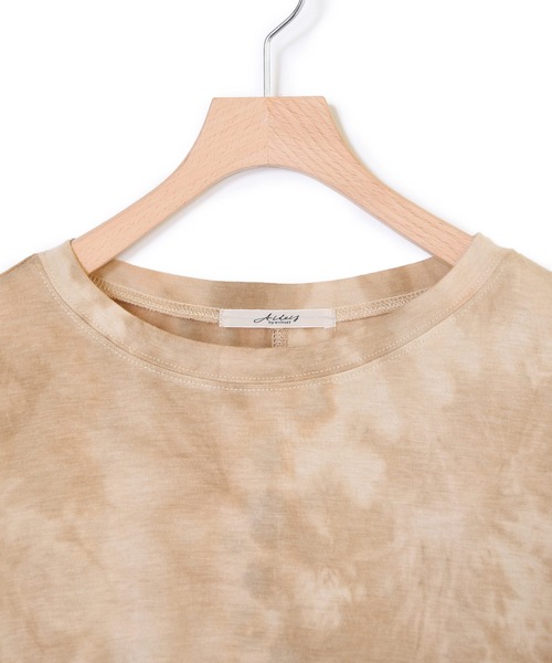 Alley by w closet（アリーバイダブルクローゼット）の「【Alley】タイダイロンTee（Tシャツ/カットソー・レディース・アイボリー/モカ/ブルー・FREE）」の7枚目の写真