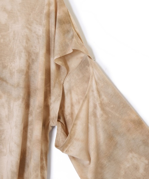 Alley by w closet（アリーバイダブルクローゼット）の「【Alley】タイダイロンTee（Tシャツ/カットソー・レディース・アイボリー/モカ/ブルー・FREE）」の8枚目の写真