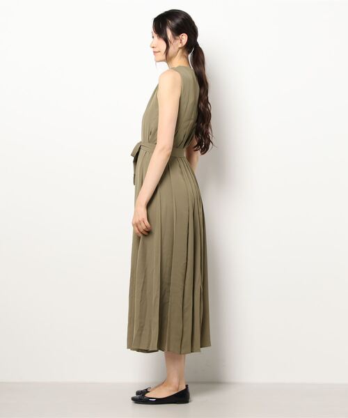 STYLEMIXER(スタイルミキサー)の「ワイドプリーツオールインワン(つなぎ/オールインワン・レディース・ブラック/ライトカーキ・SMALL/MEDIUM)」の21枚目の写真