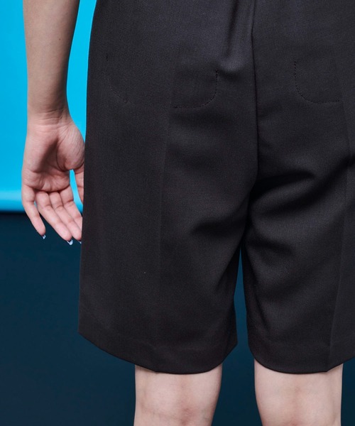 UNITED TOKYO（ユナイテッドトウキョウ）の「ヴァルサルショートパンツ（スラックス・レディース・ブラック/ブラウン・1/2）」の20枚目の写真