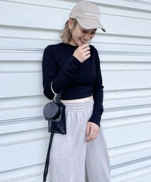 SPIRALGIRL | プチハイマイクロコンパクトリブトップス(Tシャツ/カットソー)