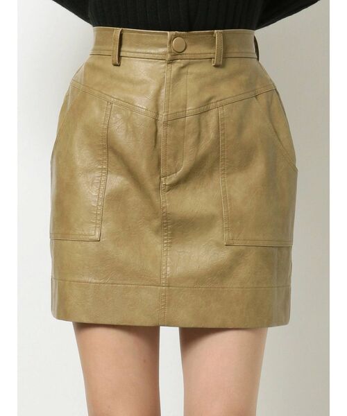 EMODA(エモダ)の「アウトポケットスカート(スカート・レディース・ブラック/ブラウン/カーキ・SMALL/MEDIUM)」の5枚目の写真